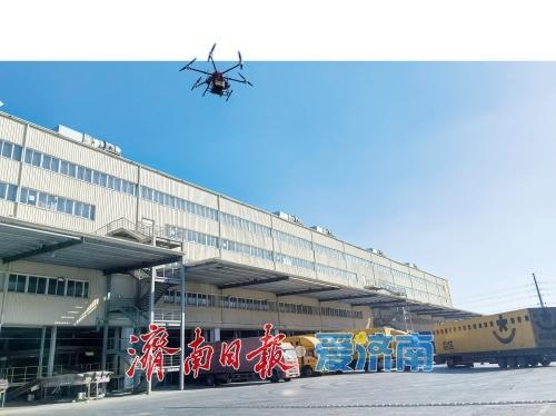 null 济南物流业接入”低空经济“ 无人机配送开启新篇章